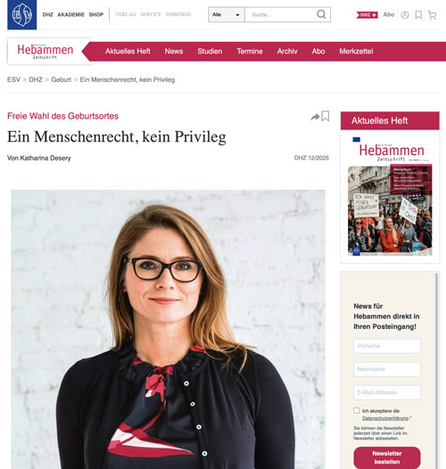 Mehr über den Artikel erfahren Lesetip: Freie Wahl des Geburtsortes – Ein Menschenrecht, kein Privileg